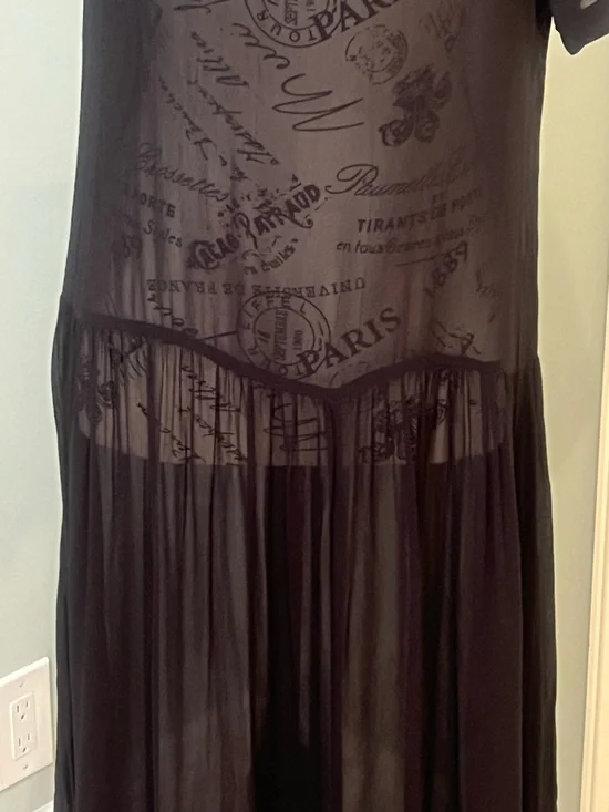 Kimchi Blue Black Sheer Dress | Size M | MIDI | Excellent Condition - Picture 15 of 17